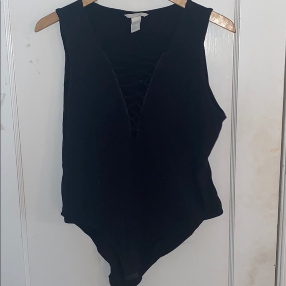 H&M Lace Up Bodysuit - Picture 1 of 4